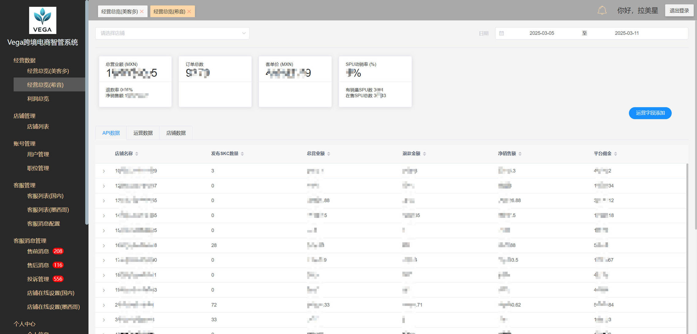 数据分析功能截图